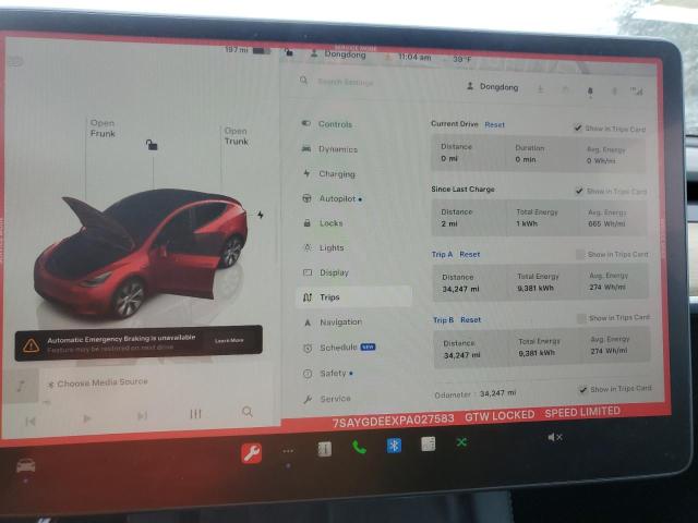 2023 TESLA MODEL Y - 7SAYGDEEXPA027583