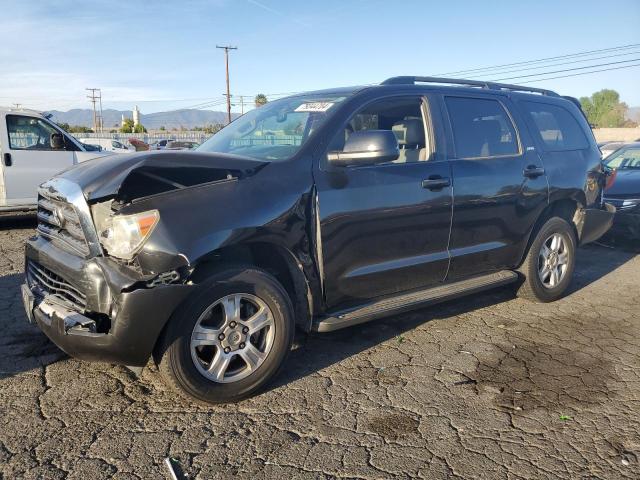 TOYOTA SEQUOIA SR 2012 black  gas 5TDBY5G15CS070138 photo #1