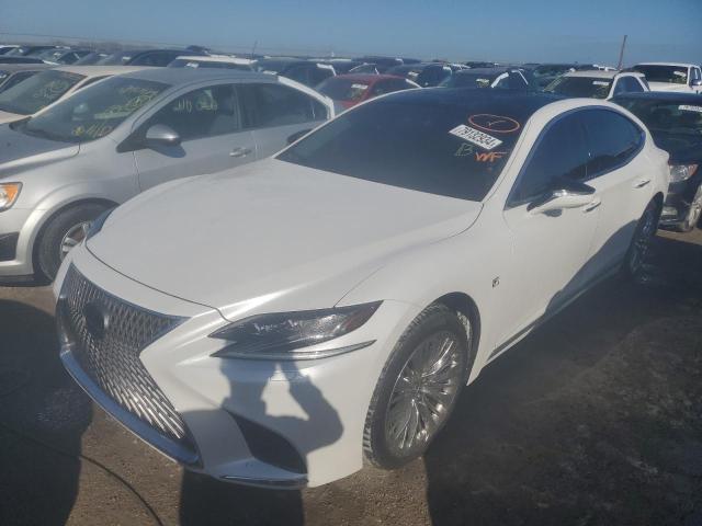 LEXUS LS 500 2018 white  gas JTHB5LFF3J5004327 photo #1