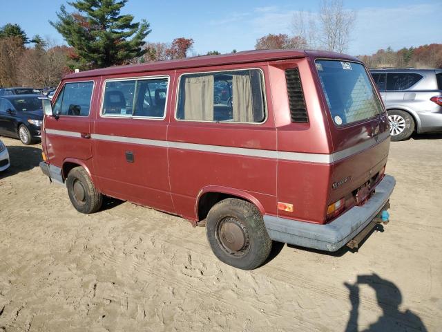 VOLKSWAGEN VANAGON BU 1988 red  gas WV2YB0253JH009091 photo #3