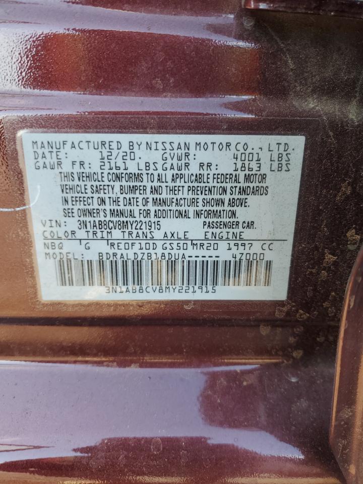 Lot #3030688103 2021 NISSAN SENTRA SV