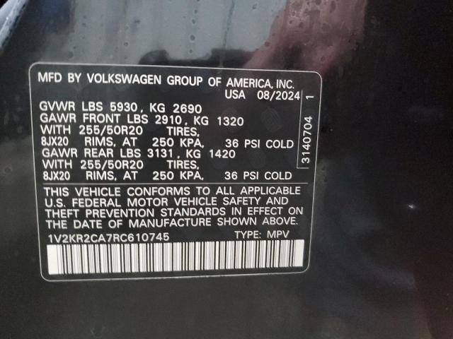 VIN 1V2KR2CA7RC610745 2024 VOLKSWAGEN ATLAS no.14