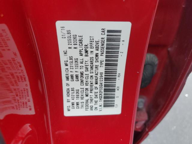 2016 HONDA ACCORD SPO - 1HGCR2F55GA122649