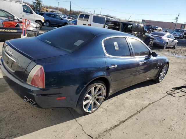 MASERATI QUATTROPOR 2007 blue sedan 4d gas ZAMFE39A770030496 photo #4