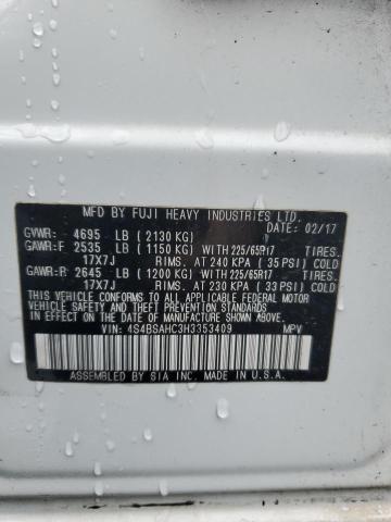 2017 SUBARU OUTBACK 2. - 4S4BSAHC3H3353409