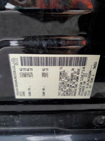 2022 NISSAN MAXIMA SV - 1N4AA6CV5NC506754