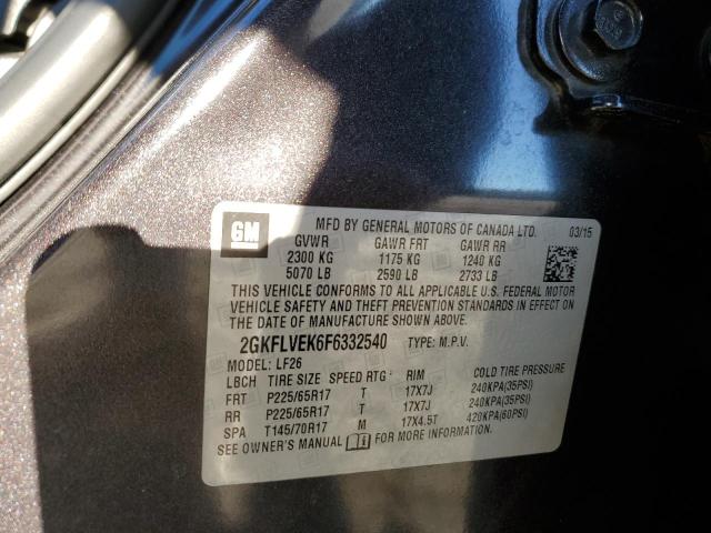 2015 GMC TERRAIN SL - 2GKFLVEK6F6332540