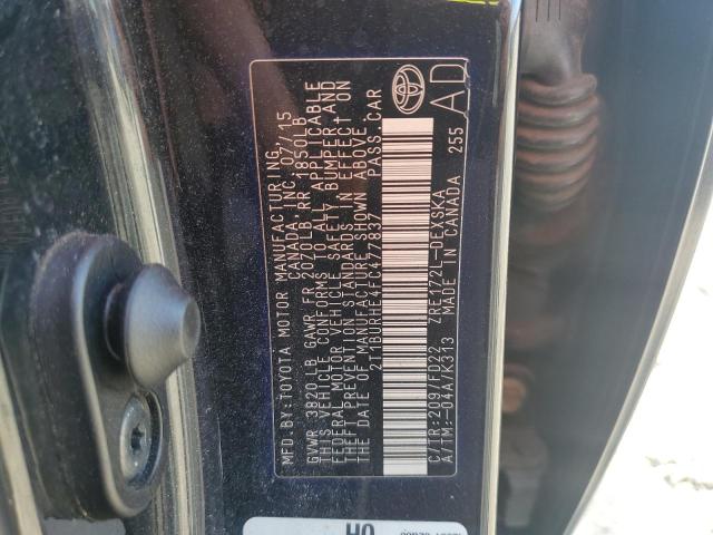 2015 TOYOTA COROLLA L - 2T1BURHE4FC477837