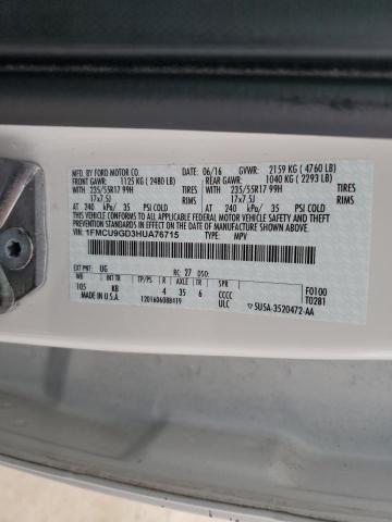 VIN 1FMCU9GD3HUA76715 2017 FORD ESCAPE no.13