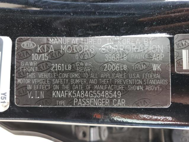 VIN KNAFK5A84G5548549 2016 KIA FORTE no.13