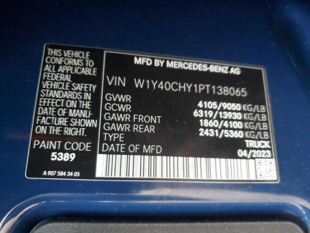 VIN W1Y40CHY1PT138065 2023 MERCEDES-BENZ SPRINTER no.13