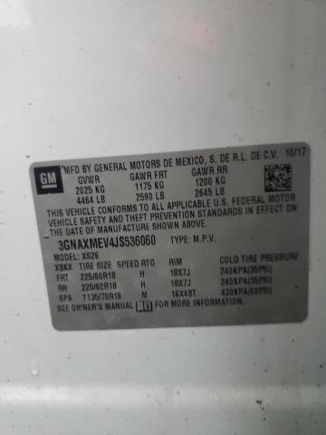 2018 CHEVROLET EQUINOX PR - 3GNAXMEV4JS536060