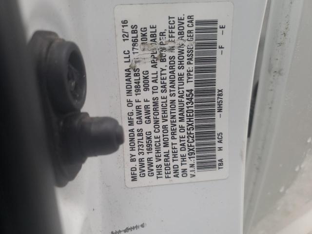 2017 HONDA 1200 ASPEN - 19XFC2F5XHE013454