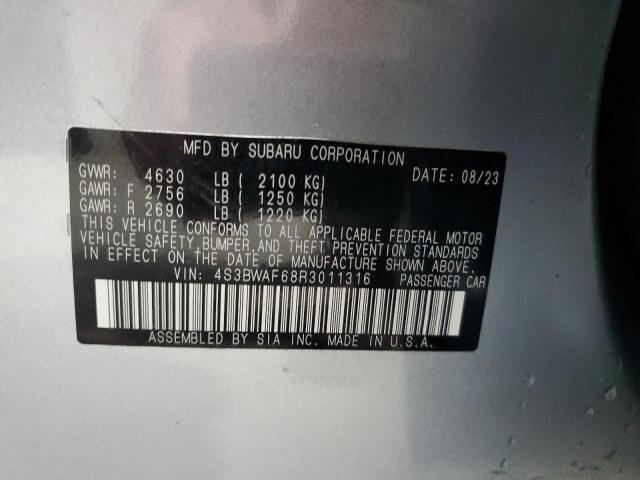 2024 SUBARU LEGACY PRE 4S3BWAF68R3011316