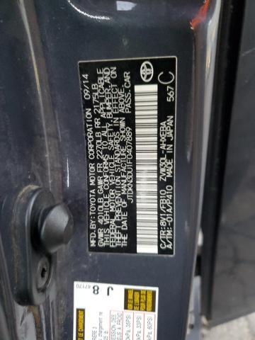 2015 TOYOTA PRIUS - JTDKN3DU1F0407889