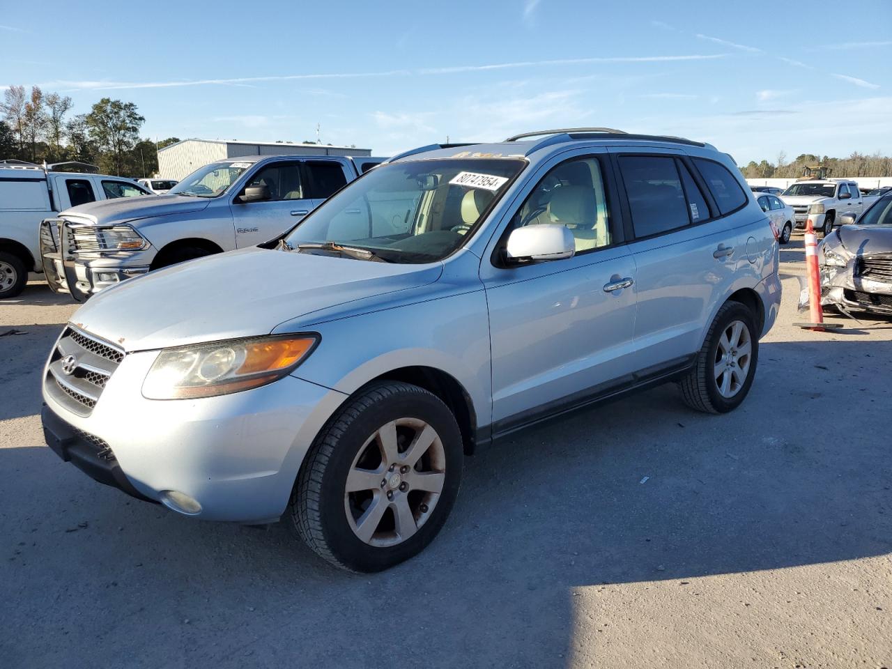 Lot #3024726580 2007 HYUNDAI SANTA FE S