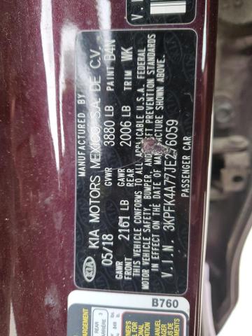 2018 KIA FORTE LX - 3KPFK4A77JE276059
