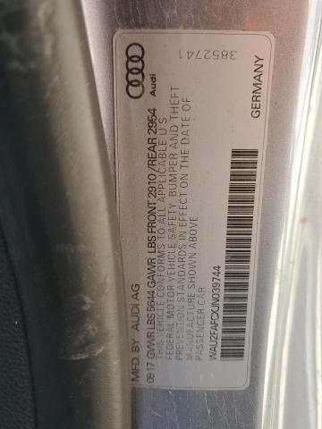 2018 AUDI S7 PRESTIG WAU2FAFCXJN039744