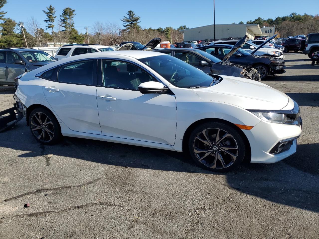 Lot #3034415108 2019 HONDA CIVIC SPOR