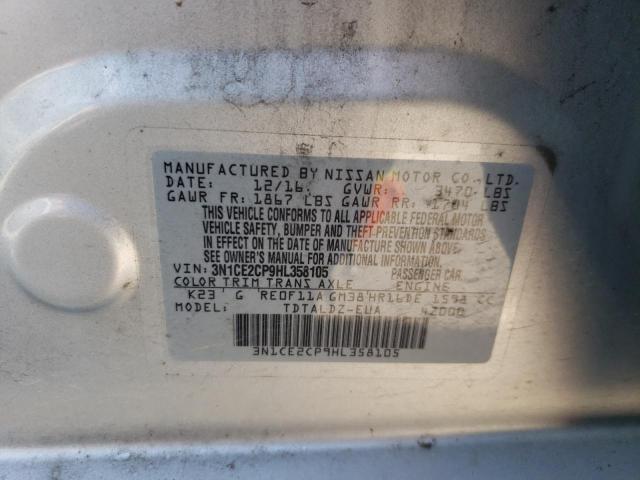 2017 NISSAN VERSA NOTE - 3N1CE2CP9HL358105