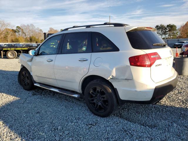 ACURA MDX 2008 white  gas 2HNYD28278H544604 photo #3