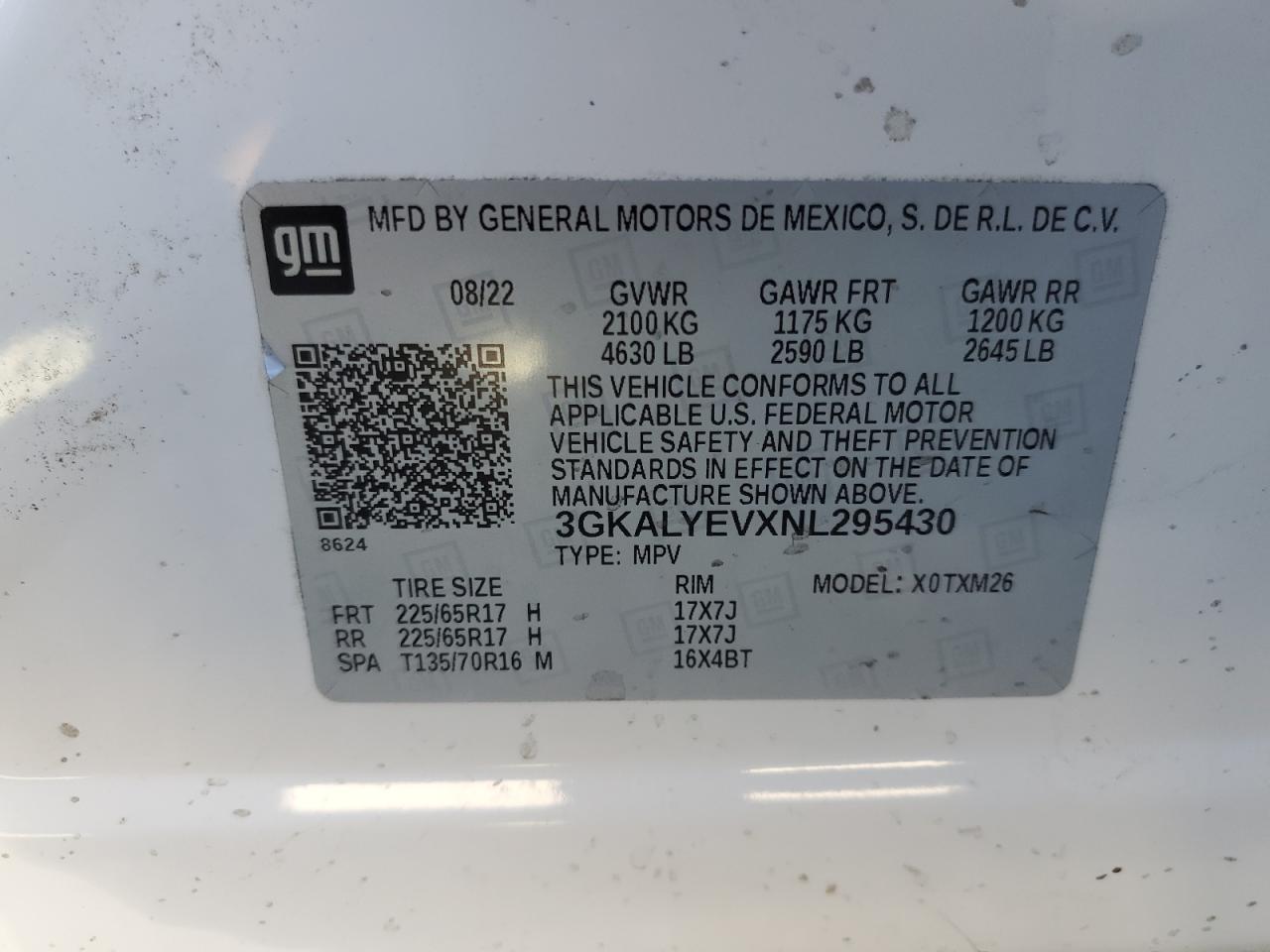 Lot #3029504397 2022 GMC TERRAIN AT