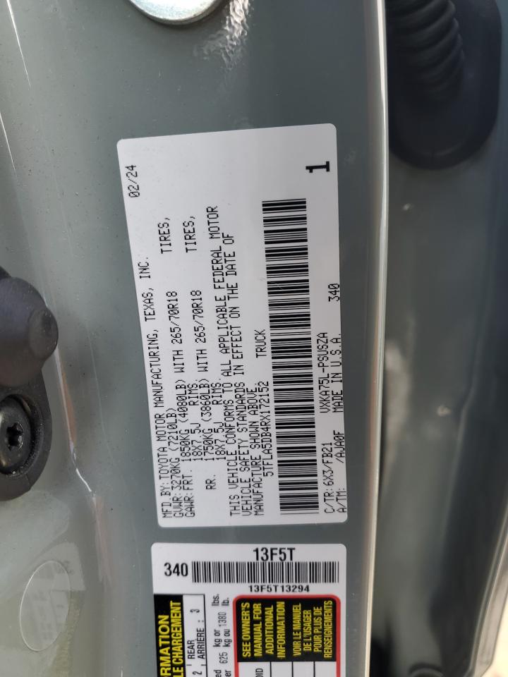 Lot #3020889675 2024 TOYOTA TUNDRA CRE