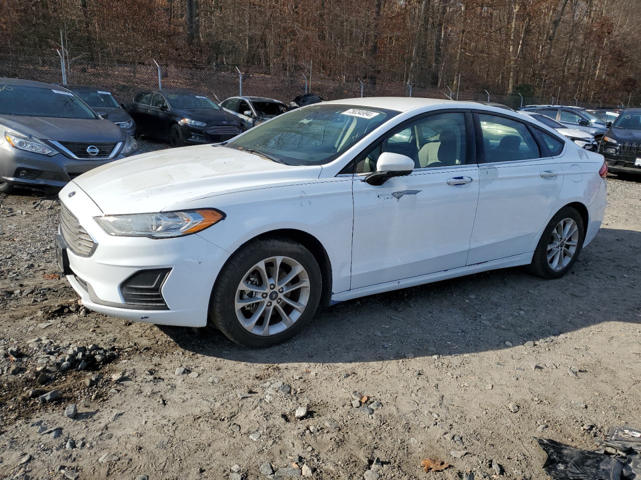 Lot #2988692439 2019 FORD FUSION SE