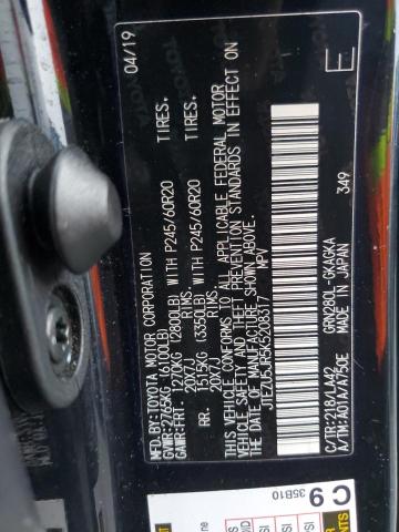 2019 TOYOTA 4RUNNER SR - JTEZU5JR5K5208317