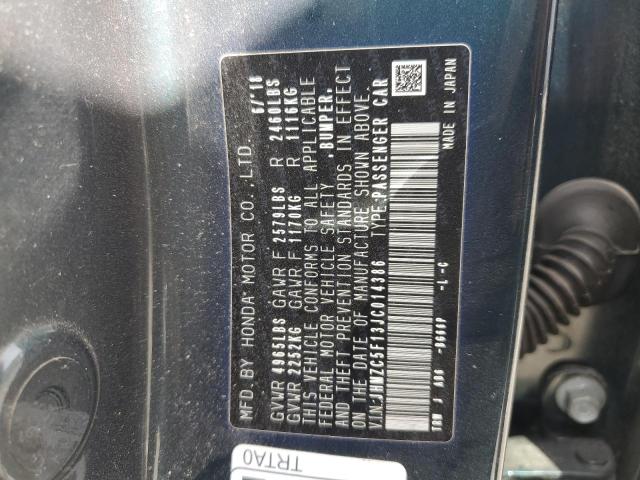 2018 HONDA CLARITY JHMZC5F13JC014386