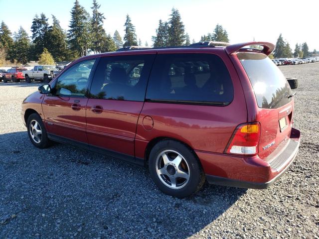 FORD WINDSTAR S 2002 red  gas 2FMZA57452BB86657 photo #3