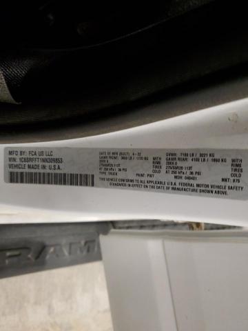 2022 RAM 1500 BIG H - 1C6SRFFT1NN309853