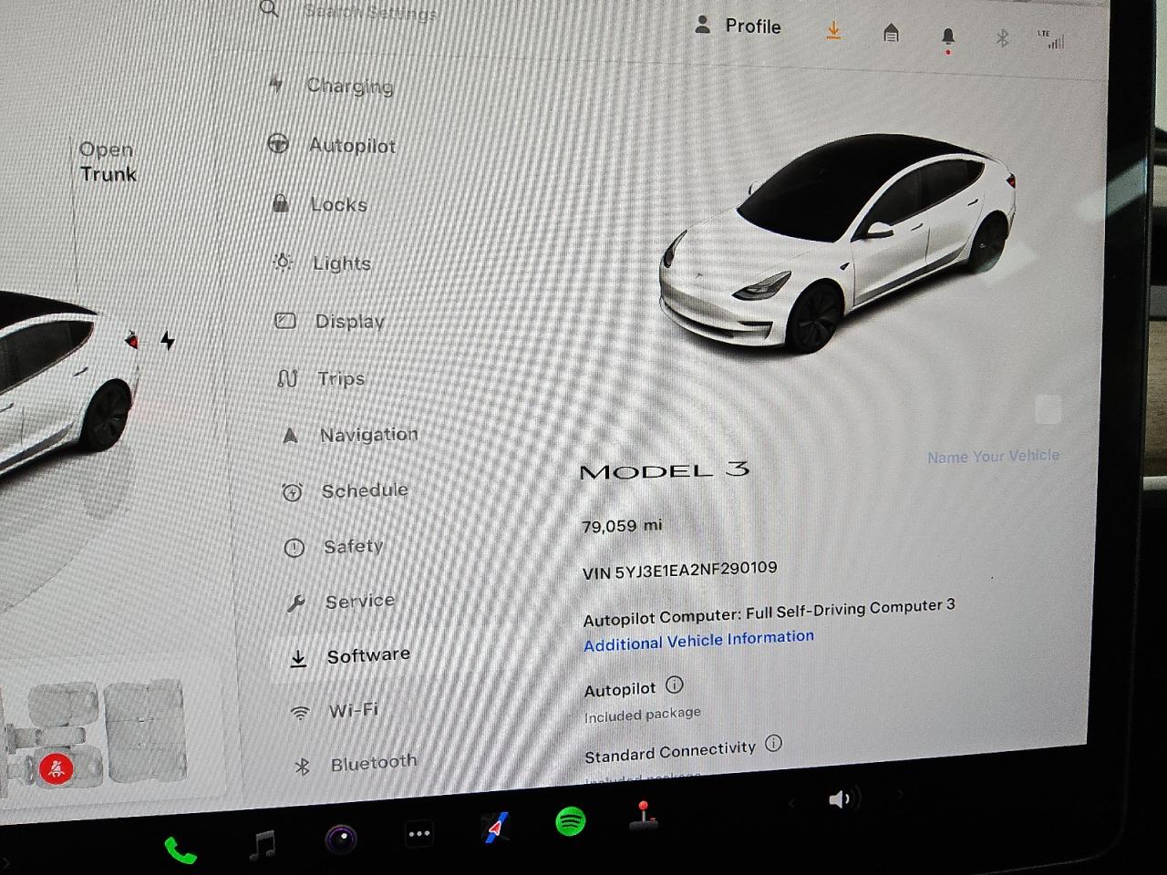 Lot #2988759684 2022 TESLA MODEL 3