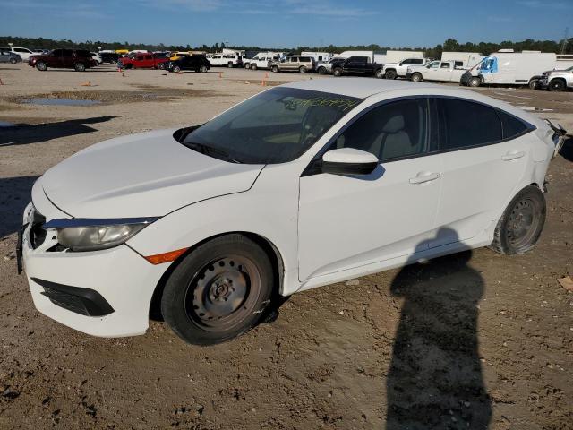 HONDA CIVIC LX 2017 white sedan 4d gas 19XFC2F58HE068923 photo #1