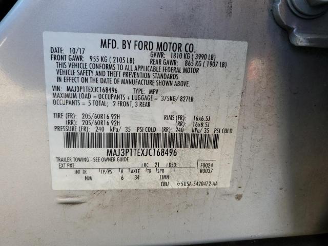 2018 FORD ECOSPORT S - MAJ3P1TEXJC168496