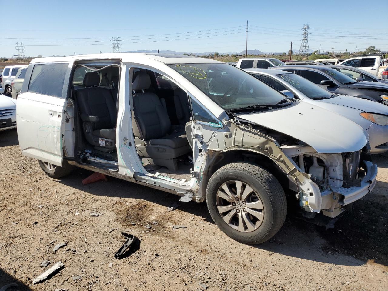 Lot #3027076785 2014 HONDA ODYSSEY EX