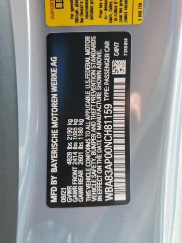 2022 BMW M440I WBA83AP00NCH81159