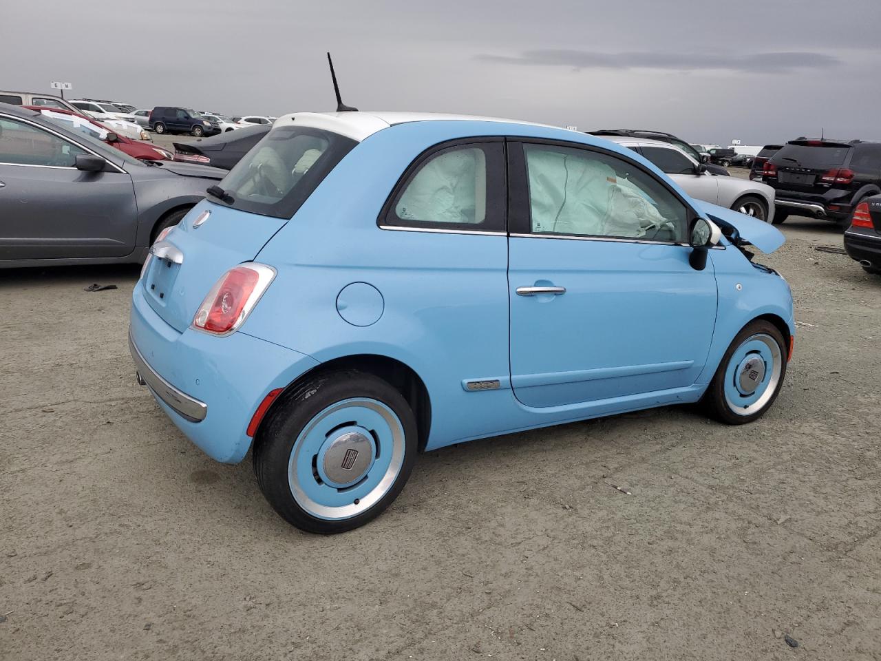 Lot #3029402715 2015 FIAT 500 LOUNGE