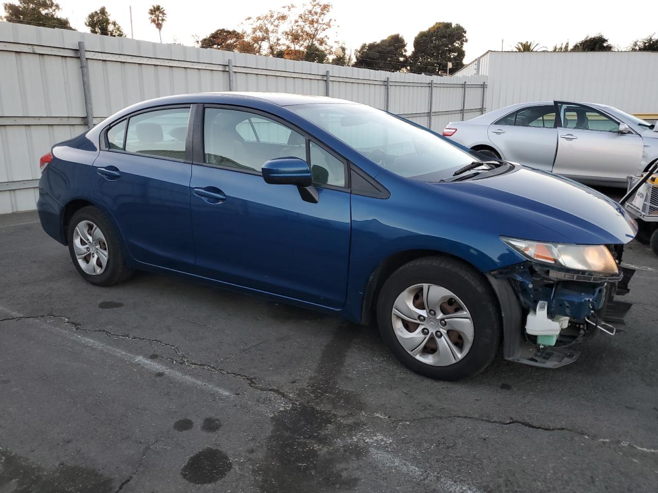 Lot #3025695321 2014 HONDA CIVIC LX