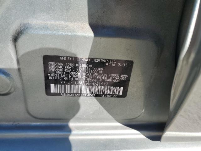 2015 SUBARU IMPREZA - JF1GPAA64FH241479