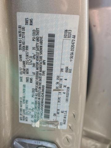 2017 FORD ESCAPE SE - 1FMCU0GD8HUD53600