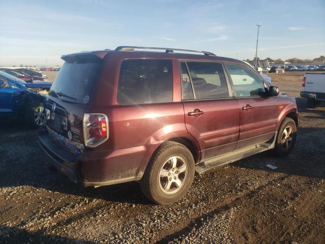 HONDA PILOT EXL 2008 burgundy  gas 5FNYF18678B029833 photo #4