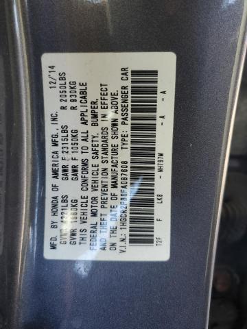 2015 HONDA ACCORD EXL - 1HGCR2F80FA087608