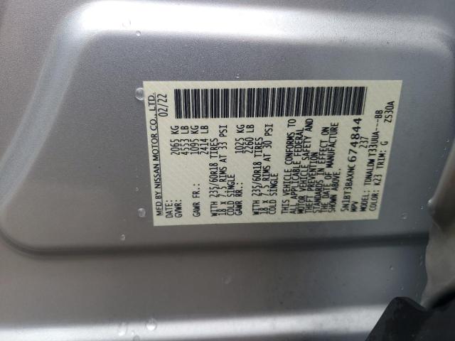 2022 NISSAN ROGUE SV - 5N1BT3BAXNC674844