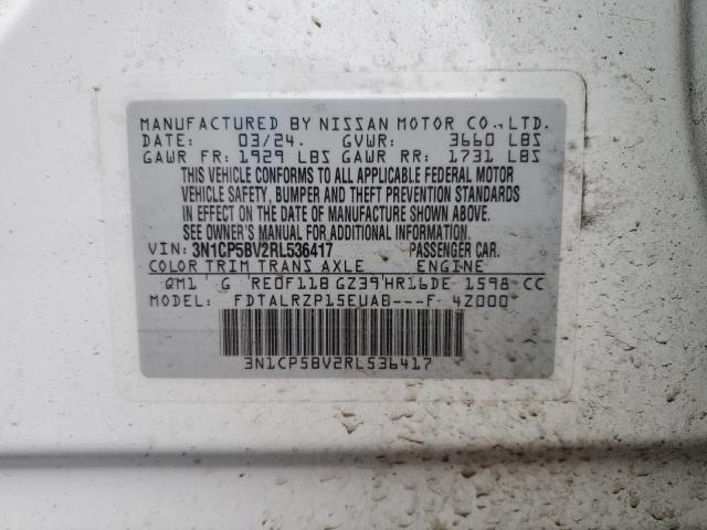 2024 NISSAN KICKS S - 3N1CP5BV2RL536417