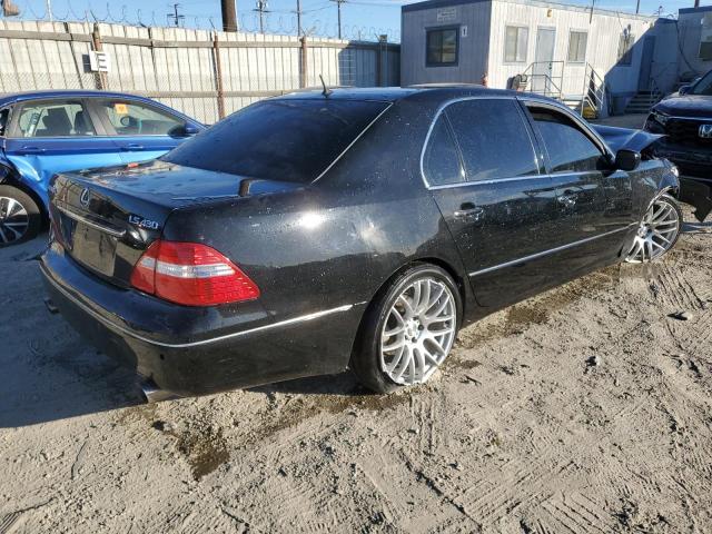 LEXUS LS 430 2005 black  gas JTHBN36F255016376 photo #4