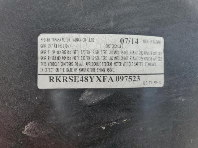 2015 YAMAHA YW125 RKRSE48YXFA097523