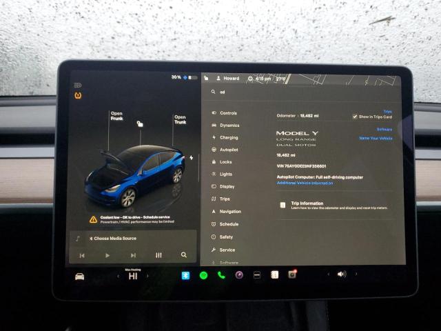 2022 TESLA MODEL Y - 7SAYGDEE9NF356601