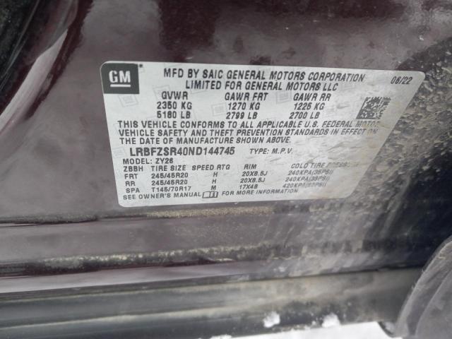 2022 BUICK ENVISION A LRBFZSR40ND144745