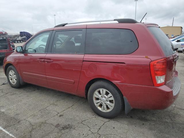 KIA SEDONA LX 2011 red  gas KNDMG4C78B6410011 photo #3